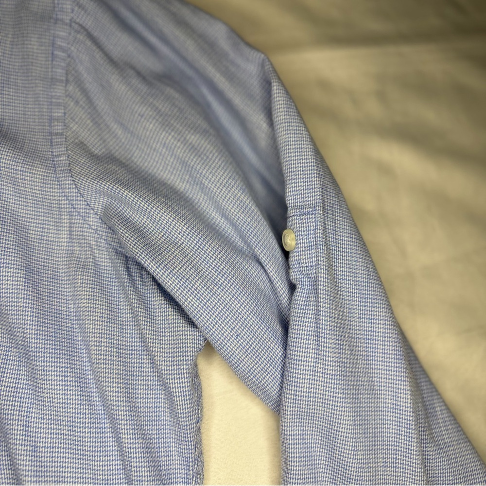 Paper Denim & Cloth Blue Oxford Button Down Shirt XL Classic Preppy Dadcore - Picture 10 of 13
